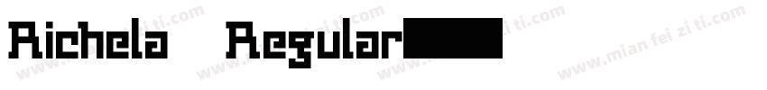 Richela Regular字体转换